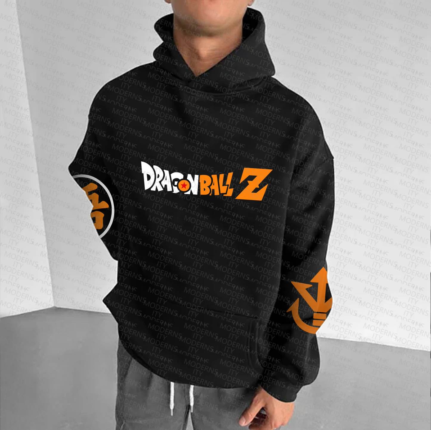 Color Blocked Plush Hoodie