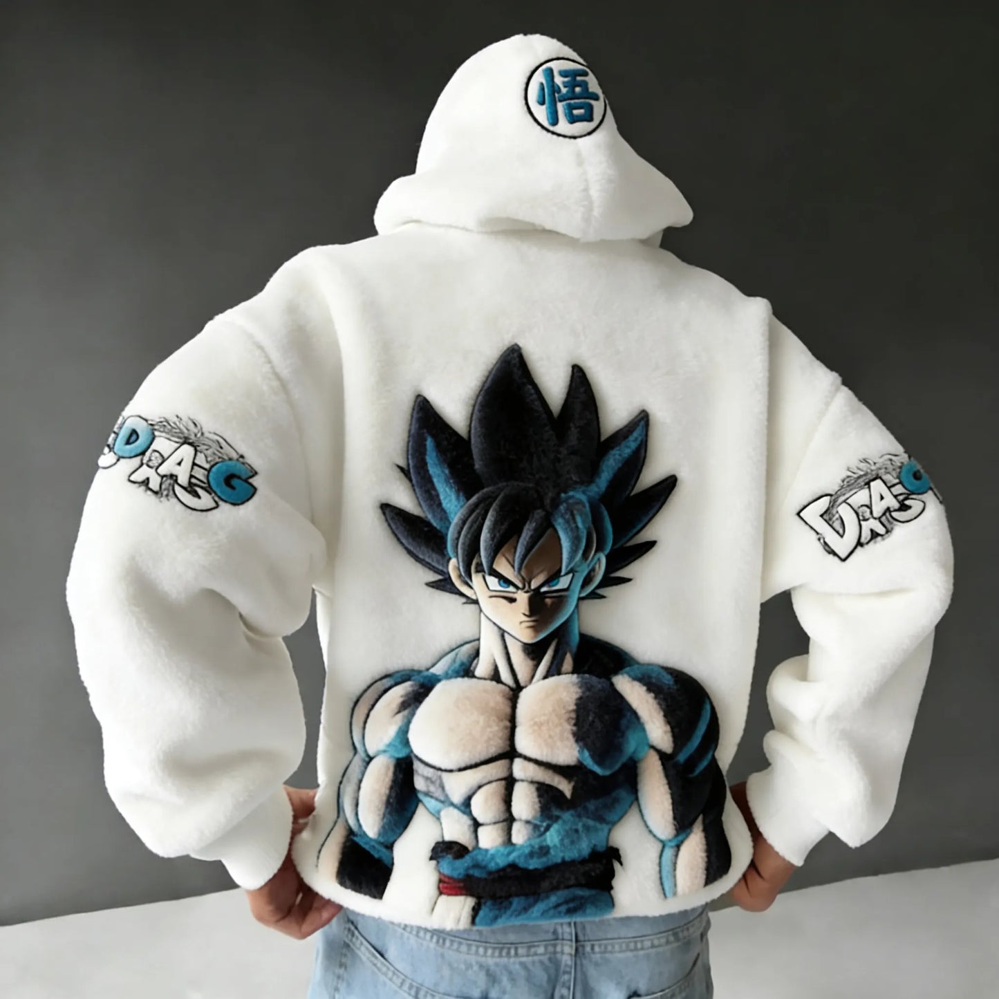 Super: Color-blocked Plush Hoodie