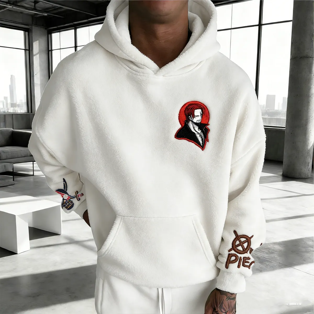 Shanks Wanted Hoodies