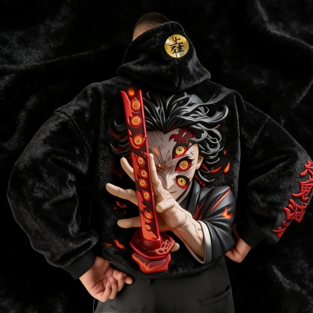 Men's : Kamado Color-blocked Plush Hoodie