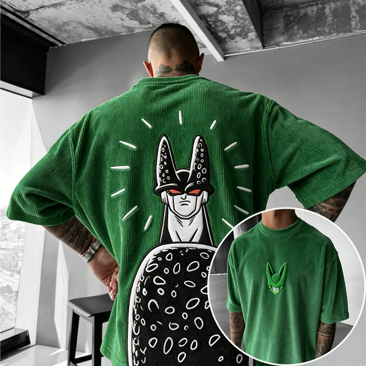 Cell  Z Anime Vintage Corduroy T-Shirt