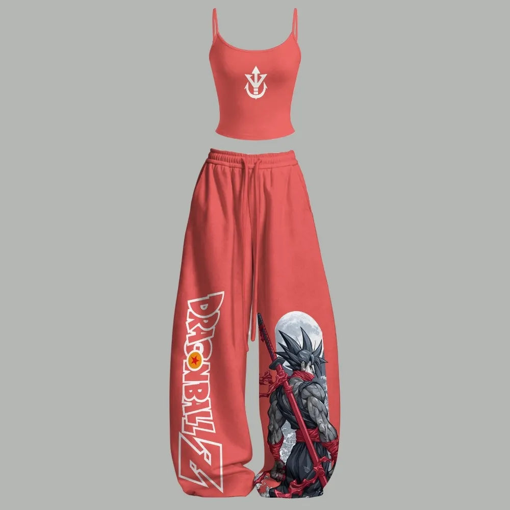 RDAGON BALL Top & Elasticated Trousers Two-Piece Set