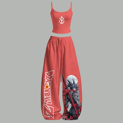 RDAGON BALL Top & Elasticated Trousers Two-Piece Set