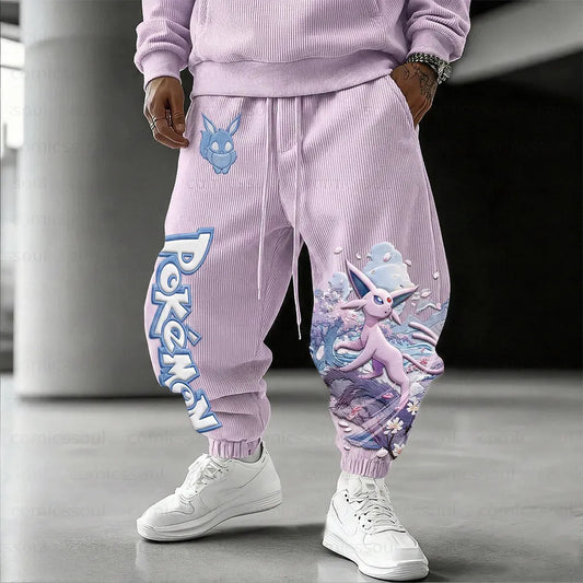 color-blocked Corduroy Pants