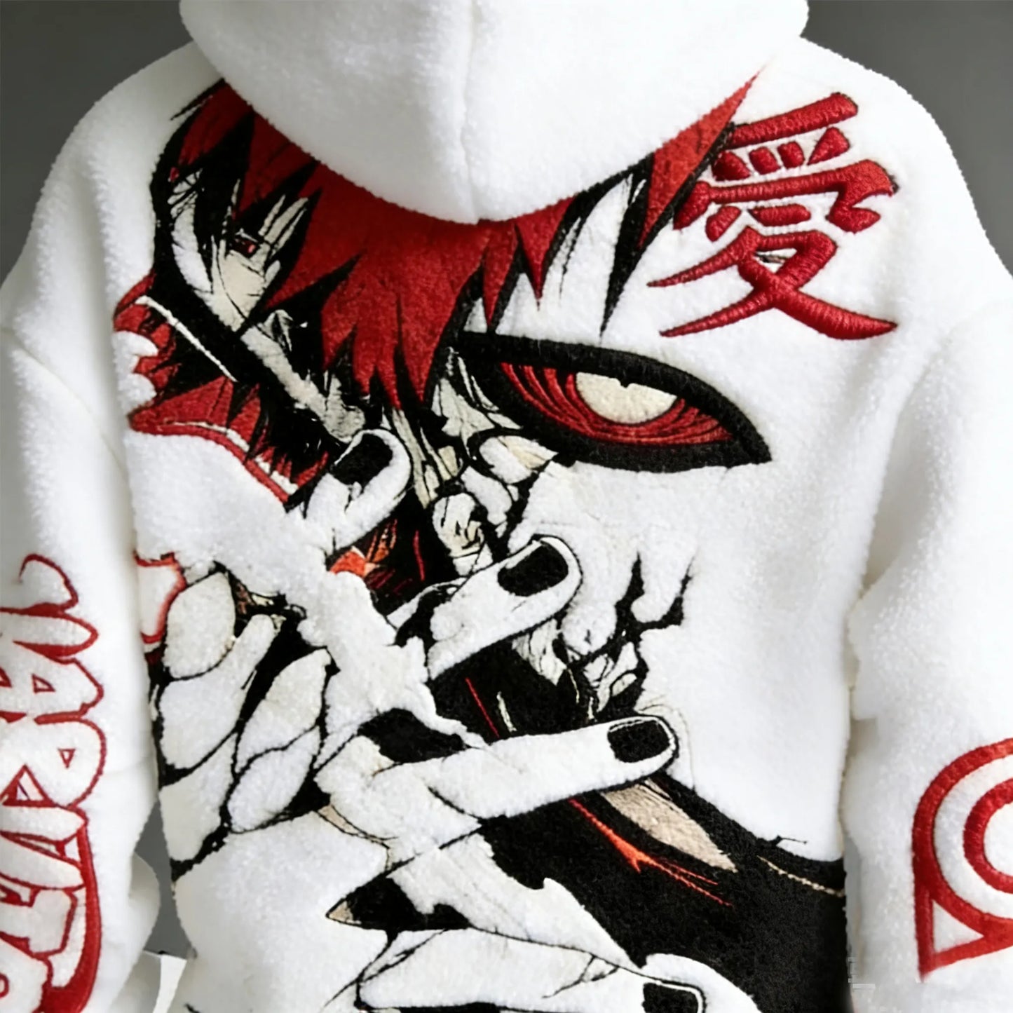 Unisex  Color-blocked Plush Hoodie