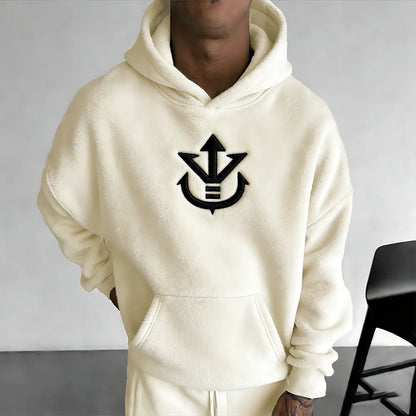 Color Blocked Plush Hoodie