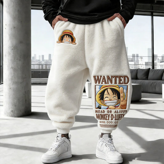 : -blocked Plush Pants