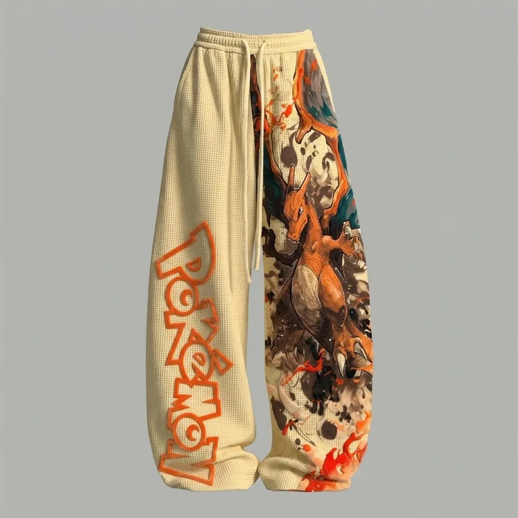 Top & Elasticated Trousers Waffle Two-Piece Set