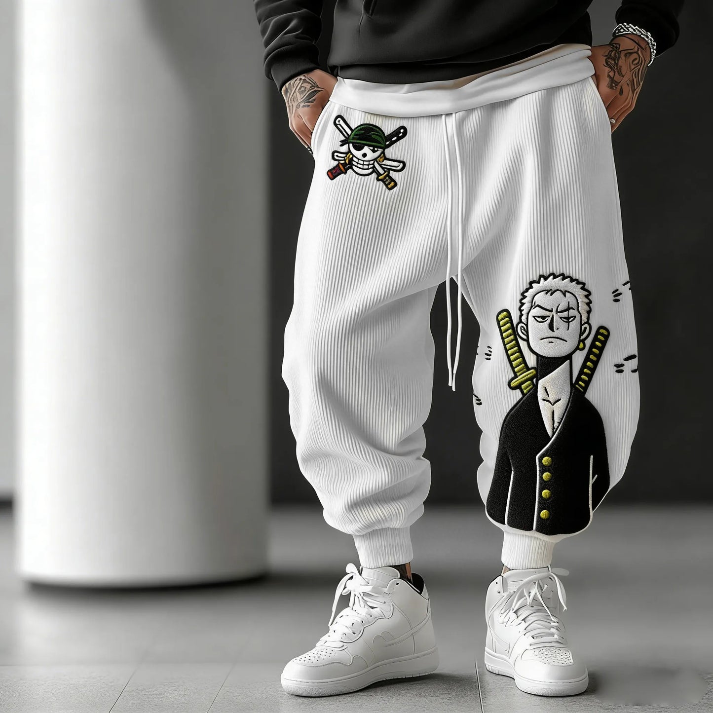: Nico -blocked Plush Pants