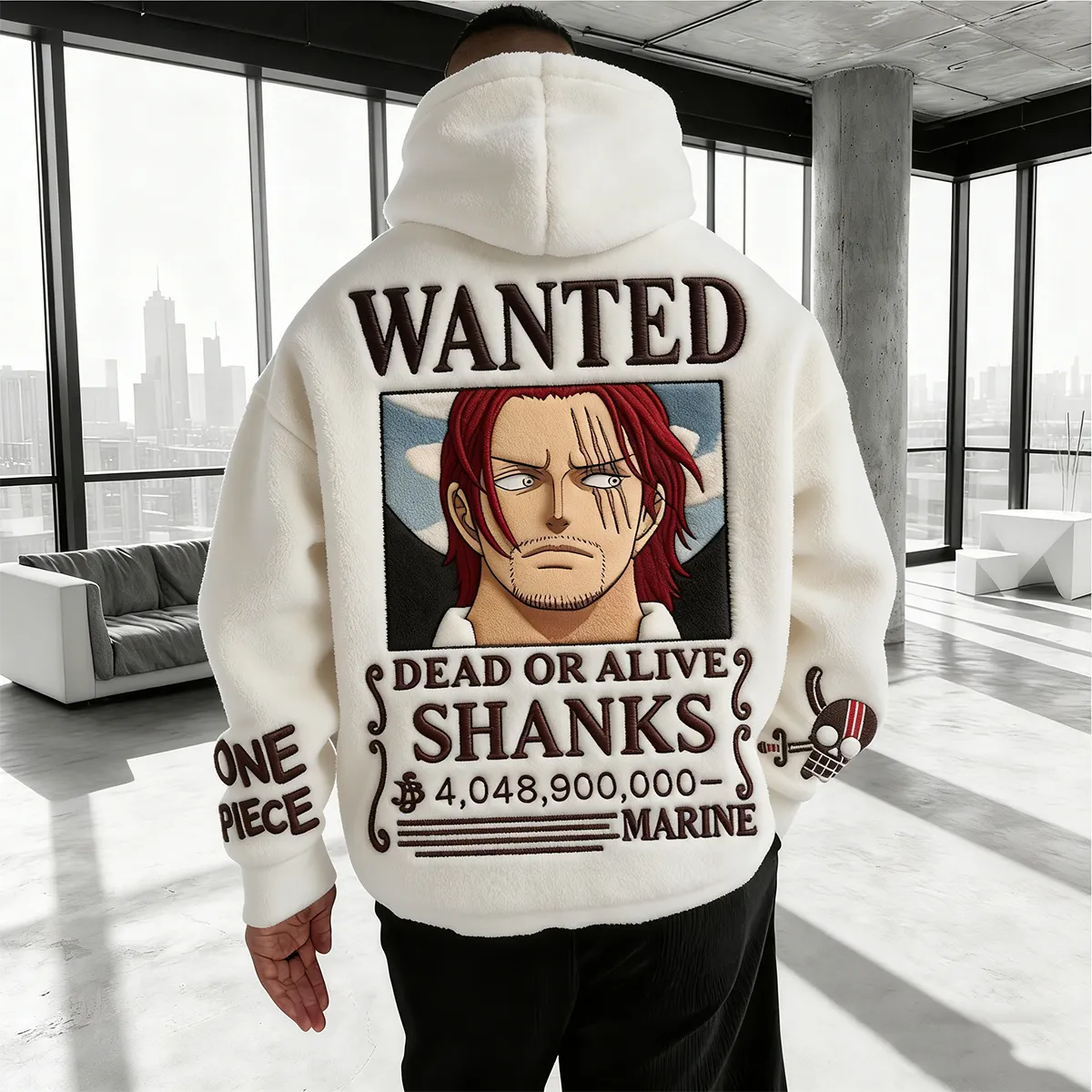 Shanks Wanted Hoodies