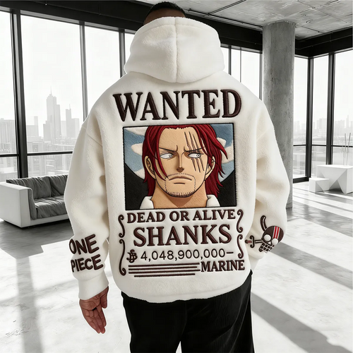 Shanks Wanted Hoodies