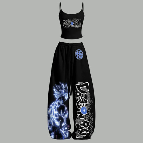 Top & Elasticated Trousers Two-Piece Set
