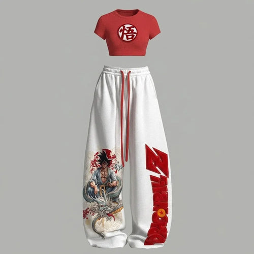 T-Shirt & Elasticated Trousers Two-Piece Set