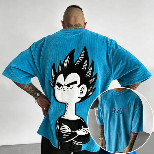 Z Anime Vintage Corduroy T-Shirt