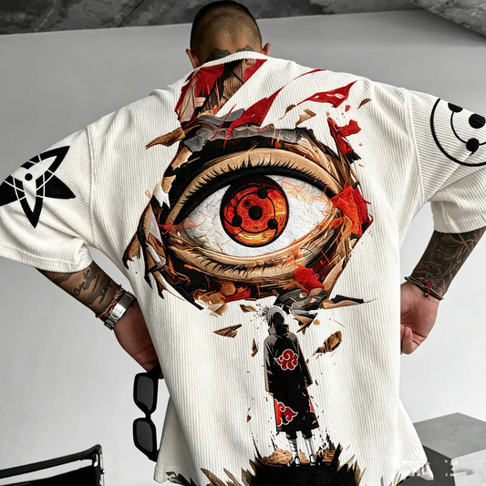 Anime Vintage Corduroy T-Shirt