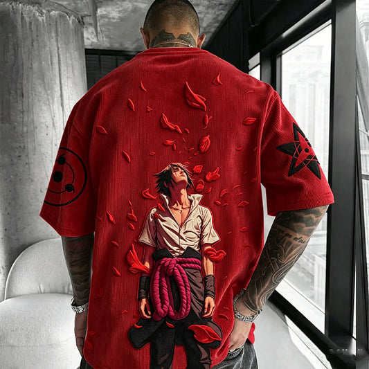 Anime Vintage Corduroy T-Shirt