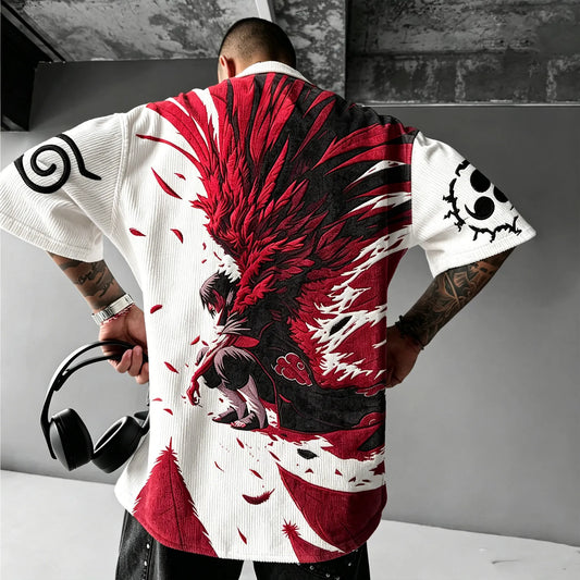 Anime Vintage Corduroy T-Shirt