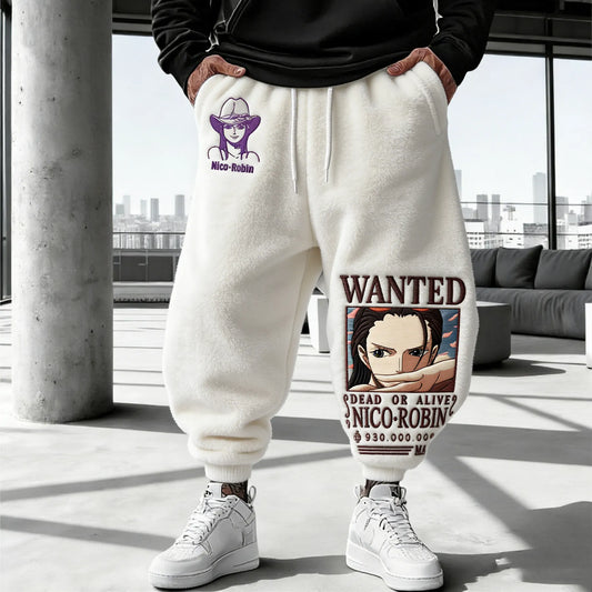 : Nico -blocked Plush Pants