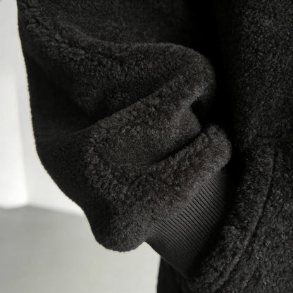 :Trafalgar Law Color-blocked Plush Hoodie