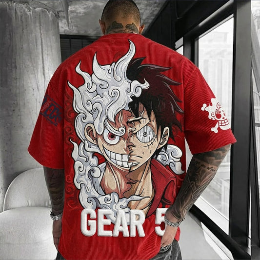 Anime Vintage Corduroy T-Shirt