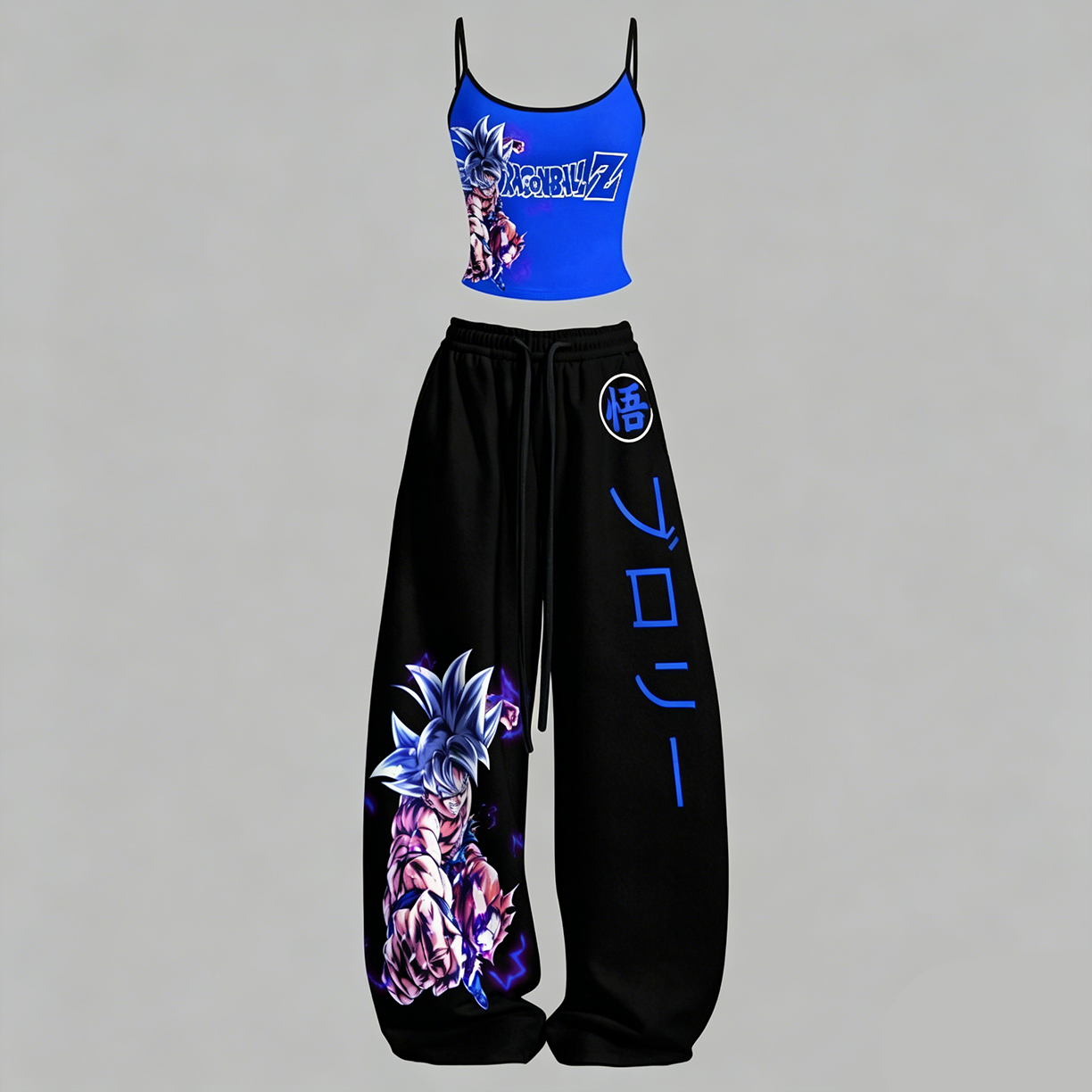 Top & Elasticated Trousers Two-Piece Set