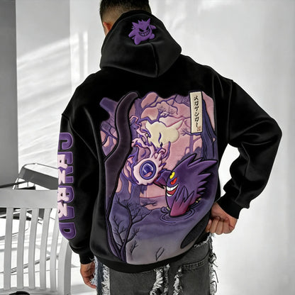 Color Blocked Plush Hoodie