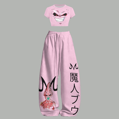 Top & Elasticated Trousers Two-Piece Set