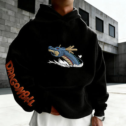 Color-blocked Plush Hoodie