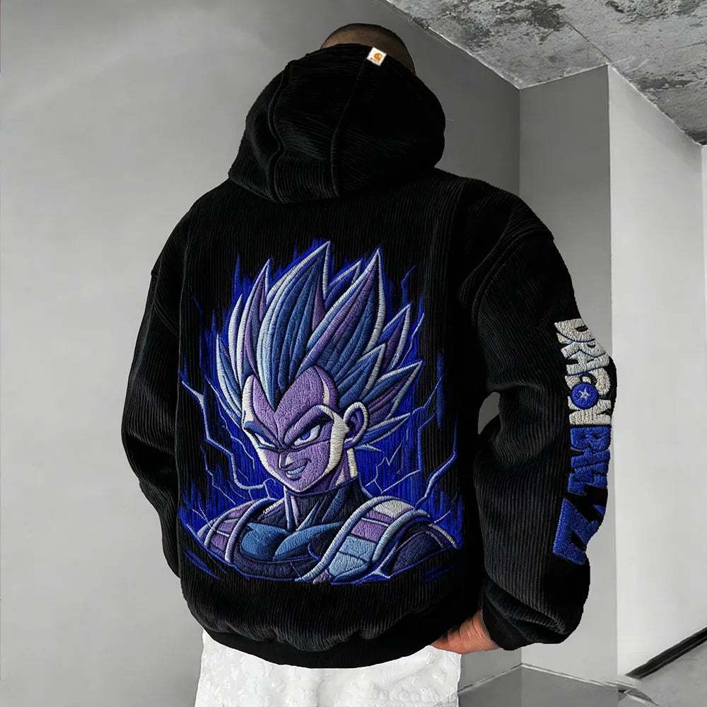 Color Blocked Plush Hoodie
