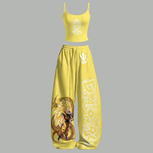 Top & Elasticated Trousers Two-Piece Set