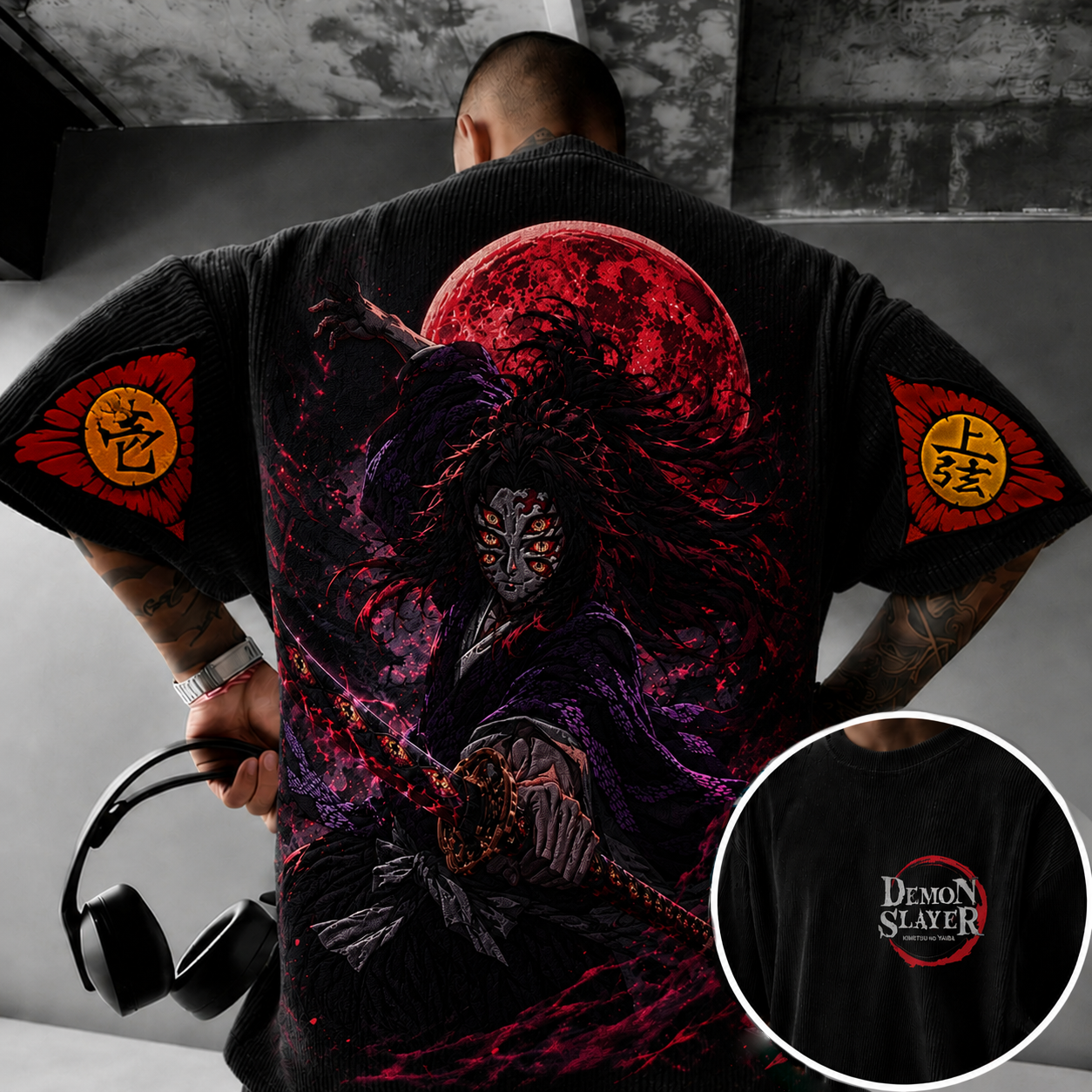 Vintage Anime Print T-shirt