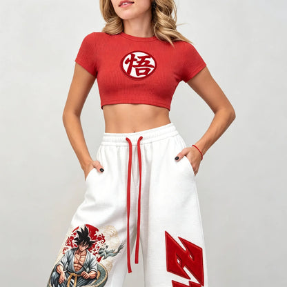 T-Shirt & Elasticated Trousers Two-Piece Set