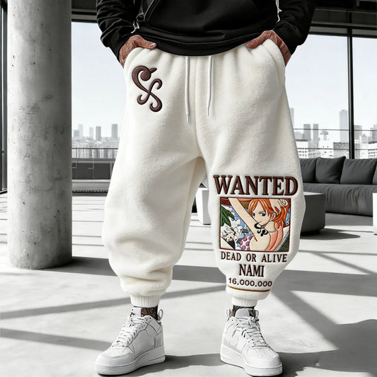 : Nami-blocked Plush Pants