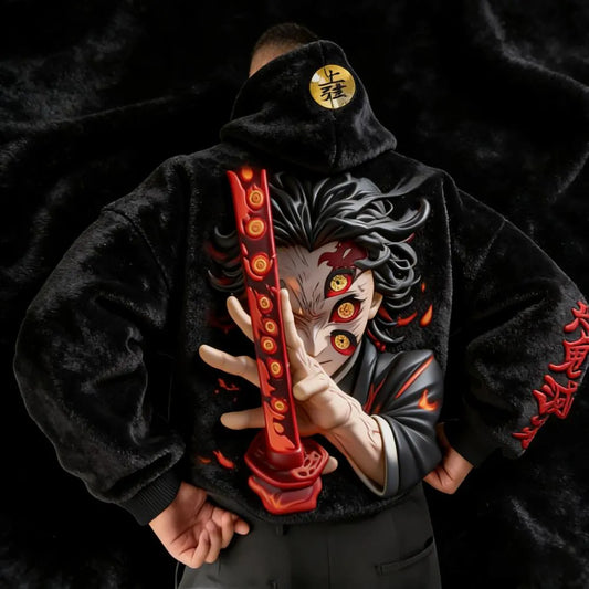 Men's :   Kamado Color-blocked Plush Hoodie